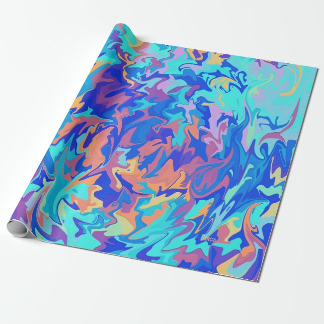 Spirits in the Sea... Wrapping Paper (Unrolled)