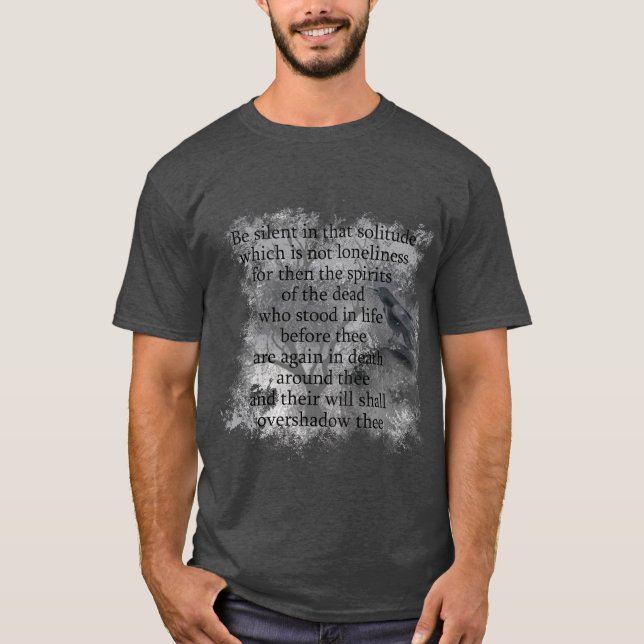 Spirits of the Dead Edgar Allan Poe Poem   T-Shirt (Front)