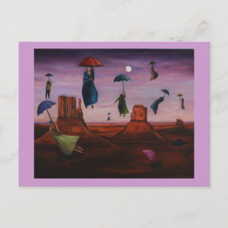 Spirits Of The Flying Umbrellas 2 Postcard