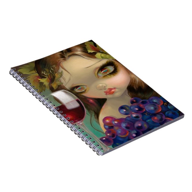 "Spirits of the Vine: Merlot" Notebook (Right Side)
