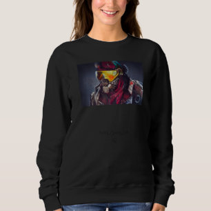 Spirits soul heart dog wearing a uniform sweatshirt