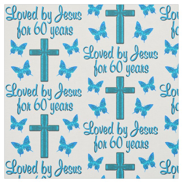 SPIRITUAL 60TH BIRTHDAY FABRIC (Swatch)
