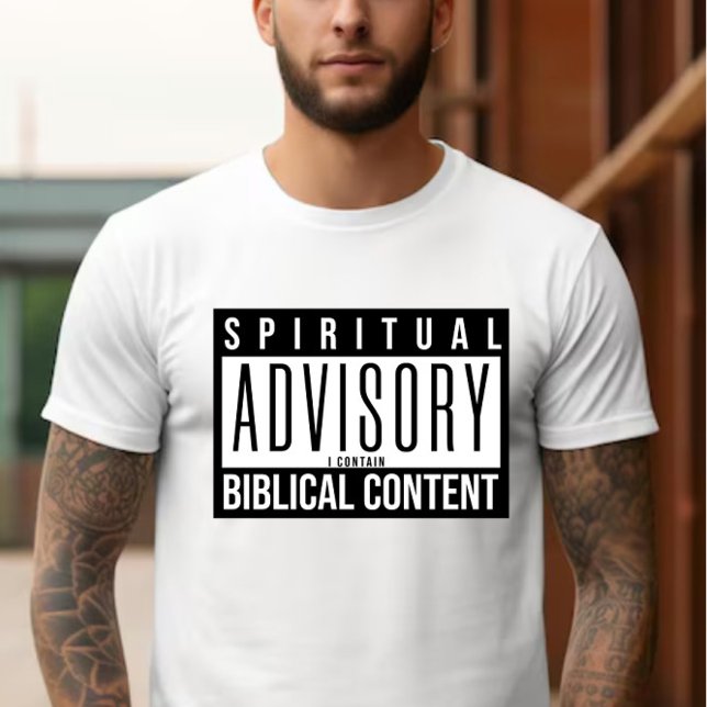 Spiritual Advisrory Biblical Content Unisex T-Shirt (Creator Uploaded)