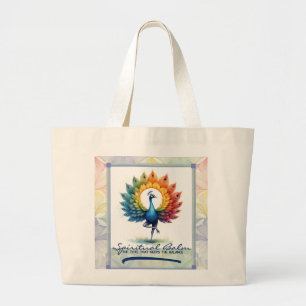 Spiritual Balm   Keeps the Balance Large Tote Bag