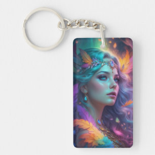 Spiritual beauty key ring