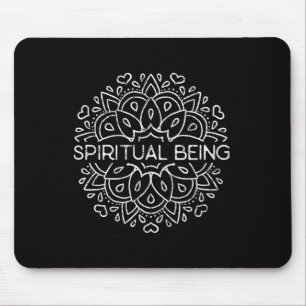 Spiritual Being In Mandala Yoga - 9 Pointed Star H Mouse Pad
