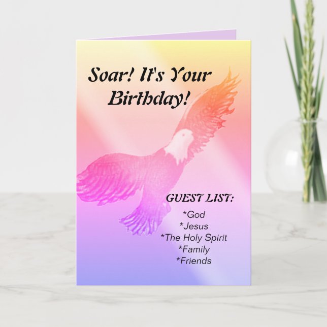Spiritual Birthday Card (Front)