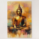 Spiritual Buddha Jigsaw Puzzle<br><div class="desc">The Spiritual Buddha jigsaw puzzle is customisable and can be given as an unique gift for retirement,  birthday,  Christmas or for any other occasion. Designed by Norman.R.</div>