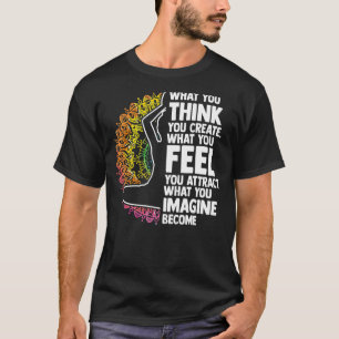Spiritual Buddha Meditation Quote Law Of Attracti T-Shirt