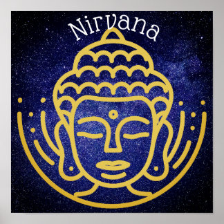 Spiritual Buddha Nirvana poster 