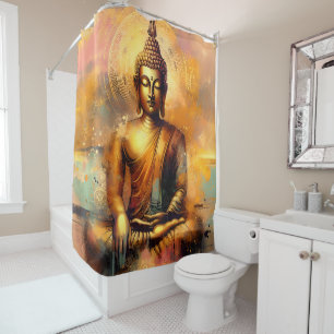 Spiritual Buddha Shower Curtain