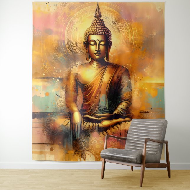 Spiritual Buddha Tapestry (In Situ)