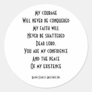 Spiritual Classic Round Sticker