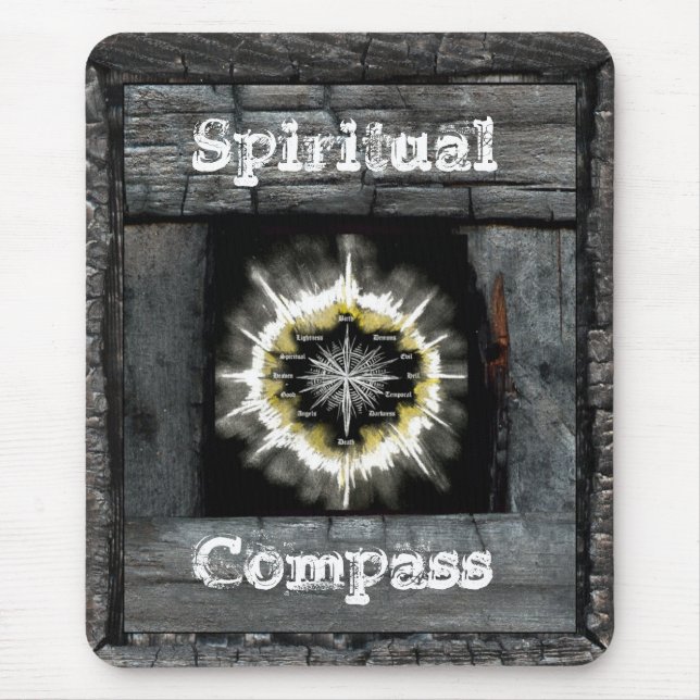 Spiritual Compass Mouse Pad (Front)
