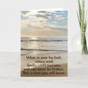 Spiritual Connection Relationship Holiday Card