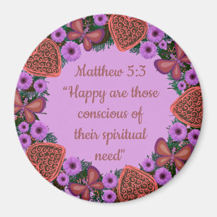 Spiritual Conscious Faith Love Hope Art Magnet