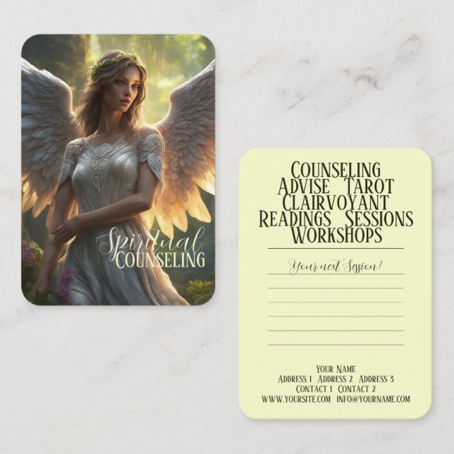Spiritual Counseling - Business Card (Front/Back)