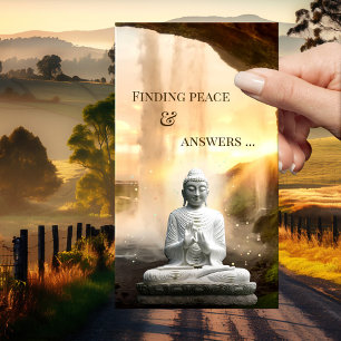 Spiritual Counseling Reading Buddha Business Card
