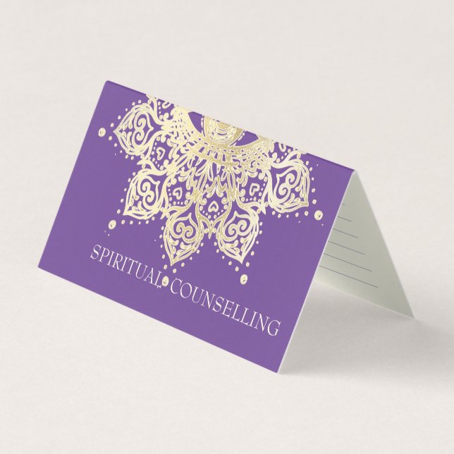 Spiritual Counselling, Psychic - Business Card (Front)