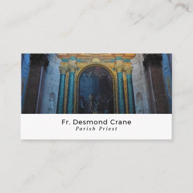 Spiritual Decor, Christianity, Religious Business Card (Front)