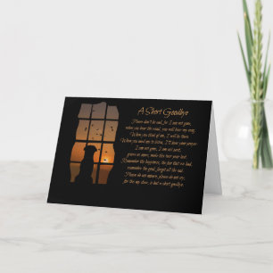Spiritual Dog Sympathy Card
