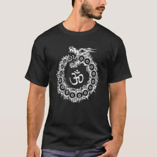 Spiritual Dragon Om Mandala T-Shirt