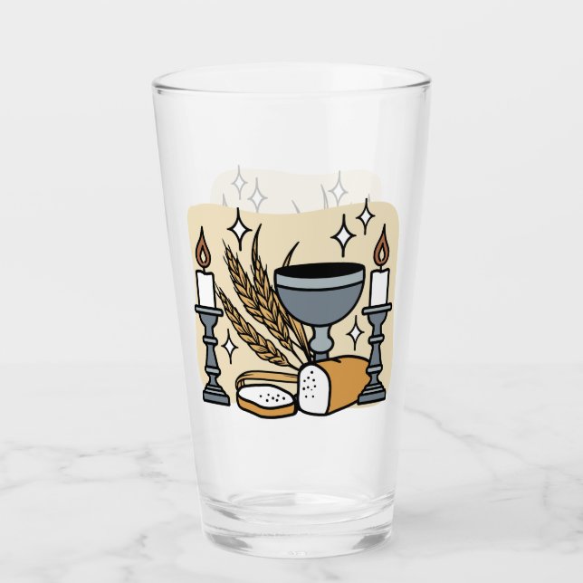 Spiritual Faith and Grace – Uplifting Christian Glass (Front)