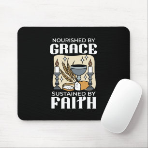 Spiritual Faith and Grace – Uplifting Christian Mouse Pad