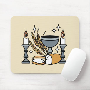 Spiritual Faith and Grace – Uplifting Christian Mouse Pad