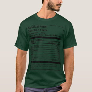Spiritual Food Jesus Faith Based Christian T-Shirt