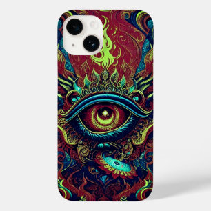 Spiritual Fusion - Flaming Eye Art Case-Mate iPhone 14 Case
