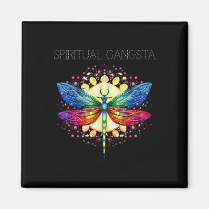 Spiritual Gangsta Dragonfly Yoga Meditation Mandal Magnet