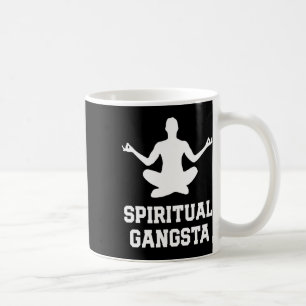 Spiritual Gangsta Funny Yoga S With Saying Womens Coffee Mug