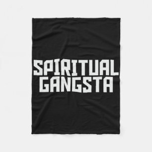 Spiritual Gangsta Spiritual Meditation Yoga Lover Fleece Blanket