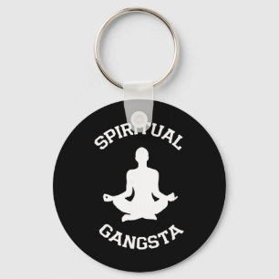 Spiritual Gangsta T Shirts - Yoga T Shirts For Men Key Ring