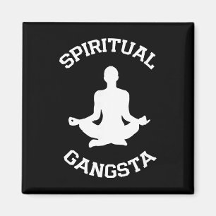 Spiritual Gangsta T Shirts - Yoga T Shirts For Men Magnet