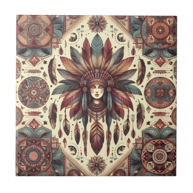 Spiritual Guidance  Ceramic Tile (Front)