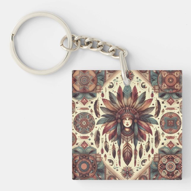 Spiritual Guidance  Key Ring (Front)