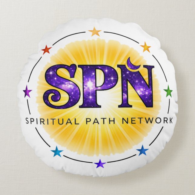 Spiritual Headrest Round Cushion (Front)