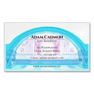 Spiritual healer / author / mystical / artistic  	Magnetic business card