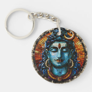 Spiritual Hindu Deity, Religious Shiva God Key Ring