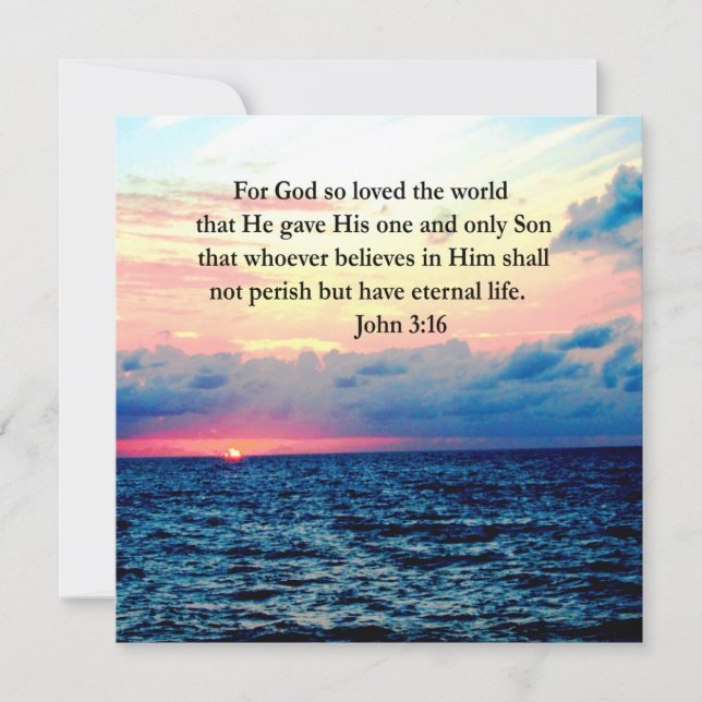 SPIRITUAL JOHN 3:16 PHOTO (Front)