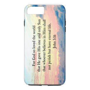 SPIRITUAL JOHN 3:16 PHOTO iPhone 8 PLUS/7 PLUS CASE