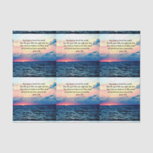 SPIRITUAL JOHN 3:16 PHOTO TISSUE PAPER