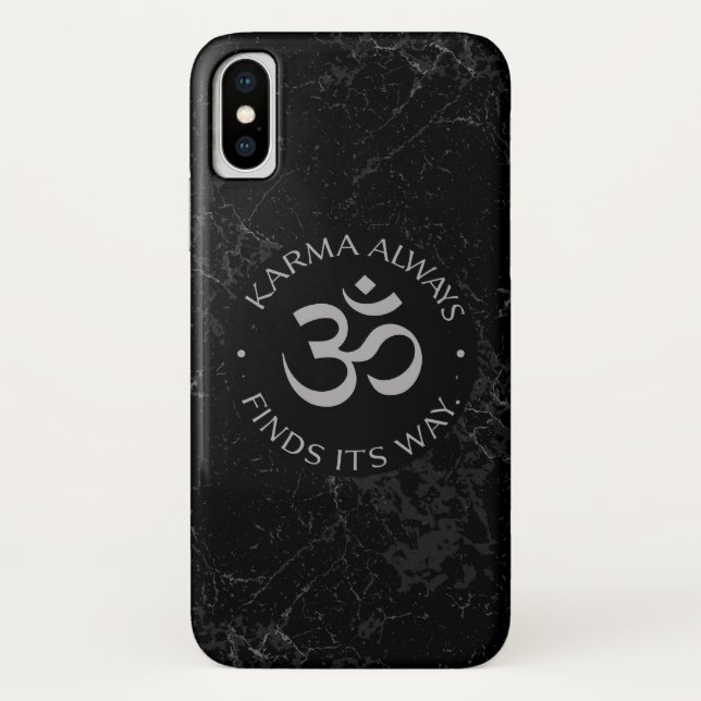 Spiritual Karma Om Design – Mindfulness Collection Case-Mate iPhone Case (Back)