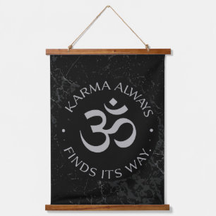 Spiritual Karma Om Design – Mindfulness Collection Hanging Tapestry