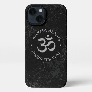 Spiritual Karma Om Design – Mindfulness Collection iPhone 13 Case
