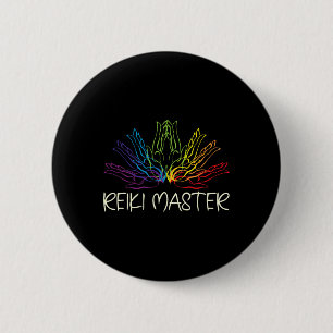 Spiritual Life Energy Healer Reiki Master 6 Cm Round Badge