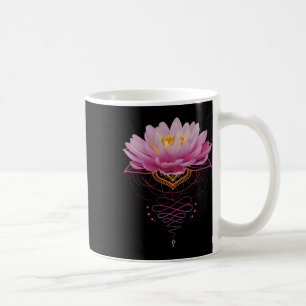 Spiritual Lotus Flower Unalome Zen Meditation Yoga Coffee Mug