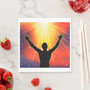Spiritual Man Paper Napkins
